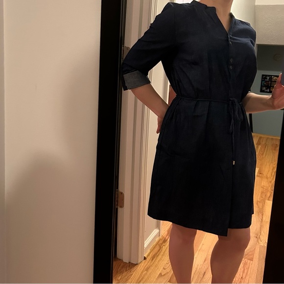 EUC Umgee Chambray Dress (Runs Large) - Picture 3 of 7